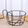 8 Inchi Railing Planters Outdoor Balcony Planters Railing Hanging Black Railing Planter Metal Pot 1 PCS. 