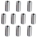 40 Pcs Thread Reducing Nuts, M8 Male to M6 Female Thread Screw Sleeve Bolt Conversion Nuts, Threaded Reducers Adapters.