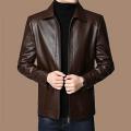 Men Leather Suit Jacket Slim Blazer Pu Coat Fashion Leather Jacket Streetwear Casual Blazer Jackets Male Outerwear Zipper Coat. 