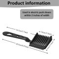 Blend Friend Fade Comb Ergonomic Gradienter Design Hair Cutting Comb Curved Positioning Comb Barber Supplies Men Styling Tool. 