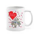 Valentine Day Gift You are My Everything Printed Ceramic White Coffee Mug 330 ml - Valentine Gifts for Girlfriend Boyfriend, Birthday Gift for Husband Wife, Love Gifts INT-2105. 