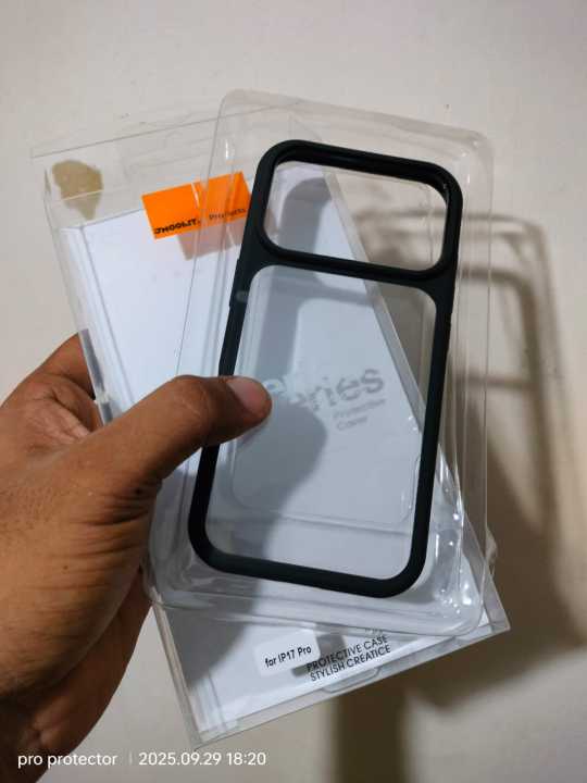 iPhone 17 Pro Max/17 pro /17/17 Air G Series Premium Shockproof Protective Case Transparent Back Cover