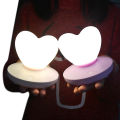 2021 LED Touch Control Table Lamp USB Rechargeable Lamp Energy Saving Romantic Heart Shape Decoration Nig.