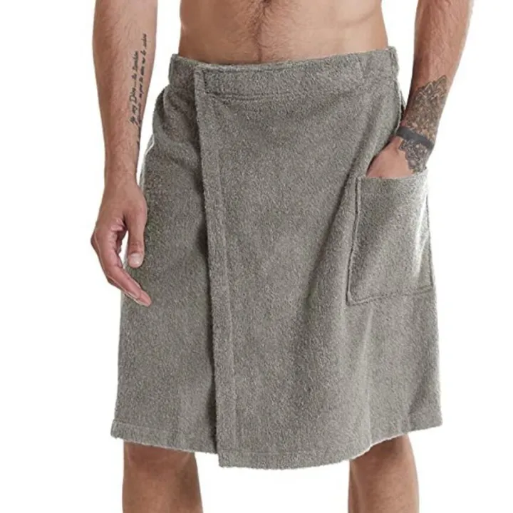 Velcro%20bath%20towels,%20beach%20towels,%20men's%20wearable%20bath%20towels,%20bath%20towels,%20bathrobes,%20shower%20rooms,%20bathrobes%20with%20pockets%20-%20Image%202
