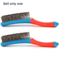Professional Household Wire Brush Not Shed Metal Steel Brush Burnishing Rust Removal Multipurpose Cleaning Brush. 