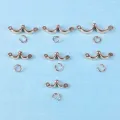 Ringneck Parrot Leg Ring Safety with Harness 60 Inc Long Combo full Set 1PCS.