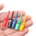 10/20/50Pcs color random Measurement Grabbers Connector Mini Test Probe Hook Clip Multimeter Lead Wire Electronic Testing. 