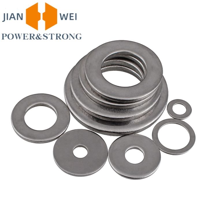 100/50/10pcs%20304%20Stainless%20Steel%20Washers%20Thickened%20Shim%20M1.6%20M2%20M3%20M4%20M5%20M6%20M8%20M10%20M12%20M16%20M18%20M20%20M24%20M27%20M30%20M36%20Metal%20Gasket%20-%20Image%205