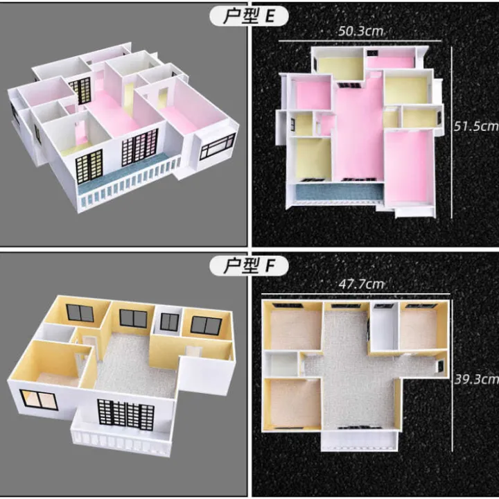 1:25%20Scale%20Miniature%20Building%20Architecture%20Accessories%20Dollhouse%20Furniture%20Set%20Craft%20Ornament%20Prefabricated%20House%20to%20Assemble%20-%20Image%206