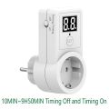 EU Plug Timer Switch  Saving Digital Kitchen Timer Outlet Week Hour Programmable Timing Socket. 