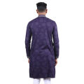 VIRGO PURPLE COLOR COTTON PREMIUM PANJABI FOR MEN. 