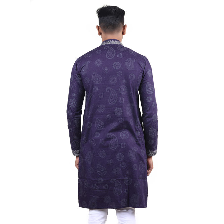 VIRGO%20PURPLE%20COLOR%20COTTON%20PREMIUM%20PANJABI%20FOR%20MEN%20-%20Image%204