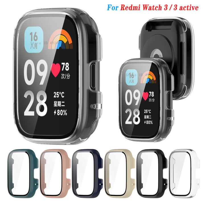 PC Screen Protector For Redmi Watch 3 Active Protective Case Bumper for Xiaomi Redmi Watch 3 Smart Watch Case Cover Accessories