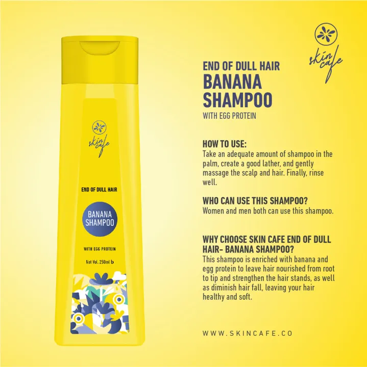 Skin%20Cafe%20Banana%20Shampoo%20for%20Dull%20Hair%20with%20Egg%20Protein%20250ml%20-%20Image%205