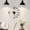 The New Acrylic DIY Wall Clock is Beautiful Fashionable Simple and Unique in Style with 3D Numbers and English Words. 