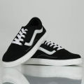 Black Cotton Fabrics Sneaker Shoes - Slip-Ons & Low Sneakers for Men - Perfect for Casual, Outdoor, and Daily Wear.