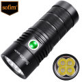 Sofirn SP36 Pro 8000lm Powerful LED Flashlight 4 * SST40 USB C Rejected 18650 Torch. 