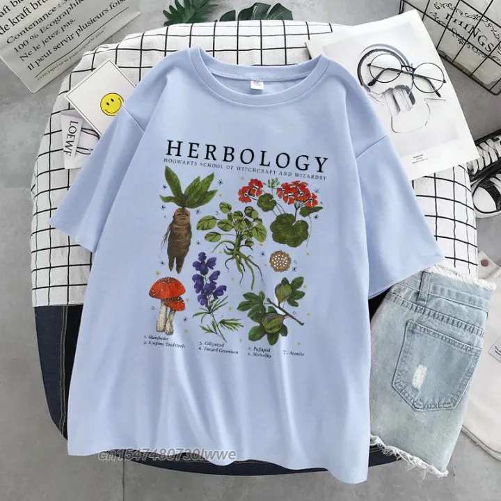 Gothic%20Herbology%20Harajuku%20Y2k%20Street%20Top%20Lady%20Cute%20Cartoon%20Comic%20Girl%20Letter%20Print%20Japanese%20Casual%20Men%20T-Shirt%20Trendy%20Female%20-%20Image%207