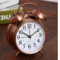 Antique COLOUR METAL Alarm Clock Twin Bell Alarm Clock With Stereoscopic Dial Backlight Desk Clock Loud Alarm Clock Gift.
