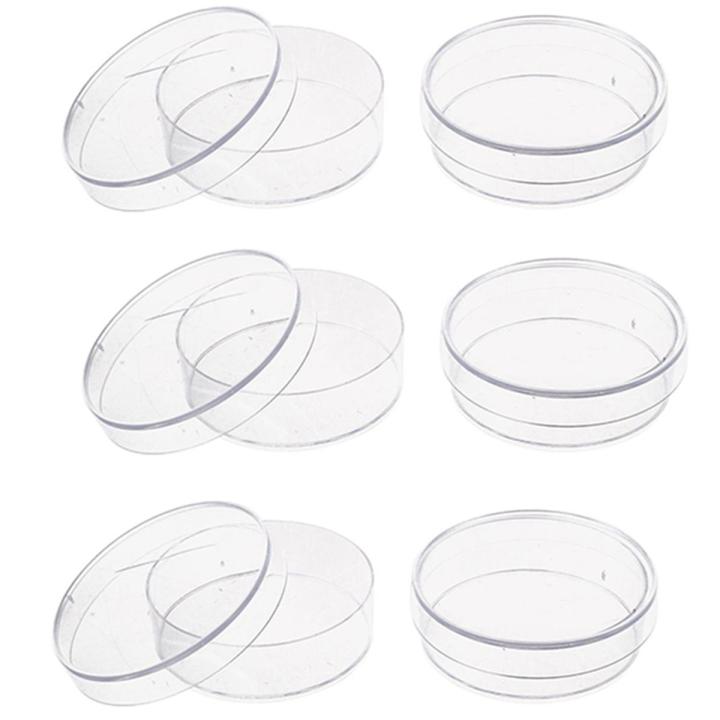 20pcs 90mm Plastic Petri Dishes For Culture Yeast Biology Lab Agar Plates Mycology Experiment Tools Reusable Transparent Lids