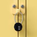 Enhance Your Travel Security with a Travel Suitcase Padlock - Luggage Security Password Lock - 3- Digit Combination Lock.