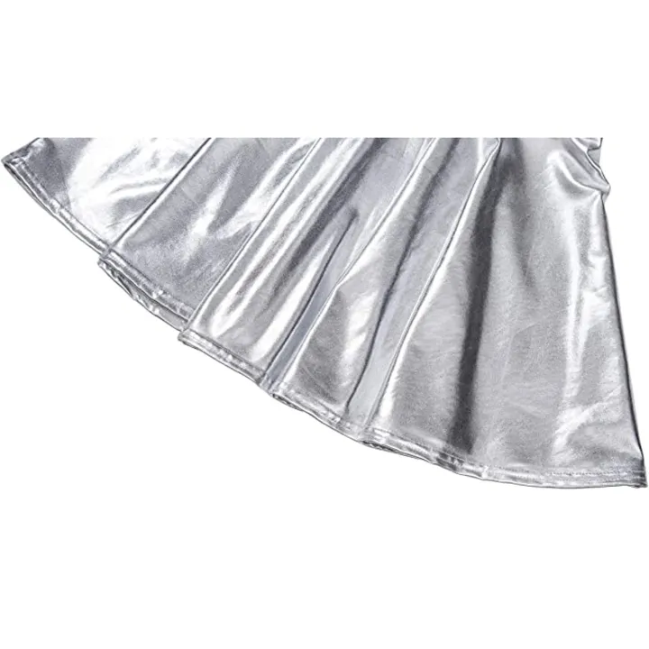 Womens%20Laser%20High%20Waist%20Mini%20PU%20Leather%20Skirt%20Club%20Party%20Dance%20Shiny%20Holographic%20Skirts%20Harajuku%20JK%20Metallic%20Pleated%20Skirt%20-%20Image%204
