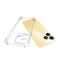 Realme C53 Flexible Clear Transparent Soft TPU Back Case Cover With bumper. 