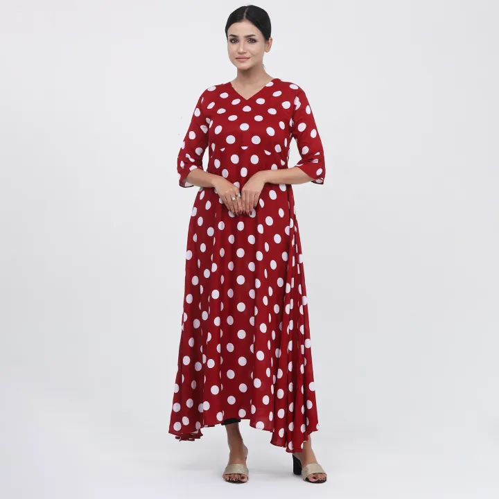 Dot%20Print%20Premium%20Fabric%201%20Piece%20Kurti%20For%20Women%20and%20Girls%20Casual%20Everyday%20Wear%20Comfortable%20Breathable%20Fabric%20For%20All%20Day%20Wear%20-%20Image%203
