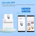 Mini Printer 58mm Portable Label Printer Bluetooth Printer for Study Notes, To-Do-Lists, Journal Printing, Label Printing, Nadra-C19. 