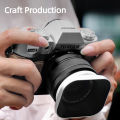 Camera Square Lens Hood Protect Cover 37/39/40.5/43/46/49/52mm for Canon Nikon Sony Fujifim X-T5 Leica Olympus SLR Accessories. 