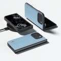 ABEEL Leather Elegant Black Edge Phone Case For Google Pixel 9 Pro Fold.
