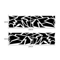 LI 1 Pair D-2357 Car Side Stickers Tattoo Decoration Fade Resistant Colored Camouflage Look Styling Decals. 