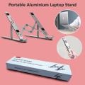 Collapsible & Portable Aluminium Laptop Stand. 