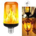 1Pc LED Flame Effect Fire Light Bulb E27 Simulated Nature Flicker Lamp Decor Encounter. 