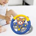 Eletric Cars Simulation Driving Steering Wheel Kids Early Educational Toys. 