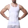 【High Cost-Performance】 Bodywear Mens Slimming Body Shaper Gynecomastia Vest Shirt Tank Top Compression Shirt, Shapewear For Men Trainer Corset. 