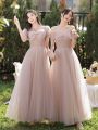 Bridesmaid Dress2023New Niche High Sense Summer Wedding Fairy Female Friends Sisters Group Dress Women's Long Slimming Dress.