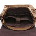 Canvas Laptop Shoulder Bag Messenger Bag Men Casual Crossbody Bags School Bookbag. 