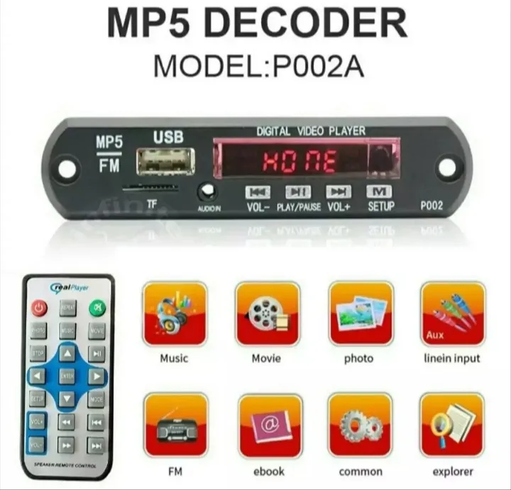 MP5%20Player%20Audio%20HD%20Video%20Player%20Module%20With%20IR%20Remote%20Control%20Support%20MP4%20MP3%20FM%20USB%20TF%20Card%20Remote%20Control%205V%20Video%20Card%20Equivalent%20MP3%20FM%20Module%20-%20Image%203