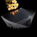 【Hey my home】50pcs Self Adhesive Plastic Bags Transparent Self-Adhesive Sealed Packaging Bag. 