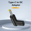 Type-C To Dc Adapter Converter 12v Type C To Dc Jack Plug Charging Cable Connector Router Mini Fan Power Usb C To Dc. 