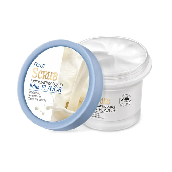 Fenyi Milk Flavor Body Exfoliating Scrub - 100gm