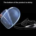1Pair Silicone Gel Height Increase Shoe Insoles Invisible Soft 1~3cm Heel Insert Pad Portable Lift Up Taller Shoe Accessories. 