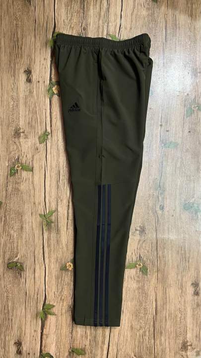 Premium%20Adidas%20three%20stripe%20trackpant%20by%20Shirtology%20Olive%20Black%20-%20Image%203