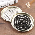 Mosquito coil holder with cover and mosquito coil tray with ash tray Portable serrated mosquito coil tray with cover Mosquito coil box with ash tray. 