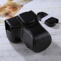 (Not a Camera) Full Body Camera PU Leather Case Bag with Strap for FUJIFILM XT10 / XT20. 