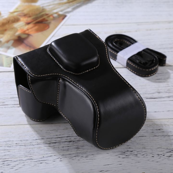 (Not%20a%20Camera)%20Full%20Body%20Camera%20PU%20Leather%20Case%20Bag%20with%20Strap%20for%20FUJIFILM%20XT10%20/%20XT20%20-%20Image%209