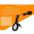 [ bshopbd  ] Ready Stock Universal Portable Computer Phone Universal Mini Microphone Mic 3.5mm Jack With Lapel Lavalier Clip Portable Light-weight Easy To Use For Teaching Lecture Conference. 