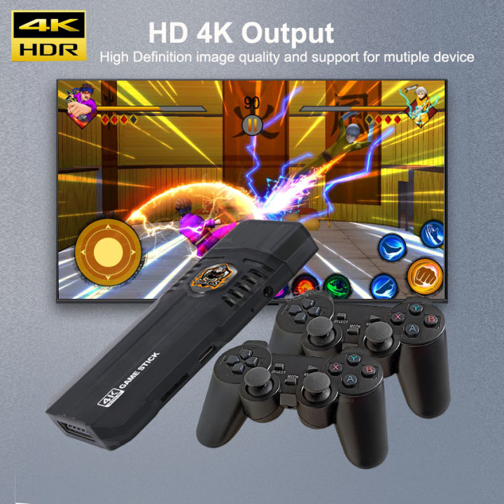 X8%20Pro%20Retro%20Video%20Game%20Console%2064G%2030000+%20Games%20Emuelec%204.5%20Wireless%20Gamepad%2040+%20Emulator%20Game%20Stick%204K%20for%20N64/PSP/SNES%20-%20Image%203