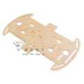 Smart Frame Car Dual Layer Chassis 4WD Tracking and Obstacle Avoidance Drive Module L298N Compatible with UNO. 